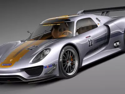 Porsche 918 RSR 2012 3D model