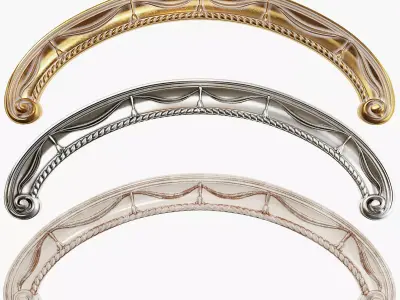 Classic carved 190 3D model