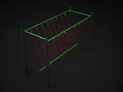 Teenagers Outdoors Toys 3D model