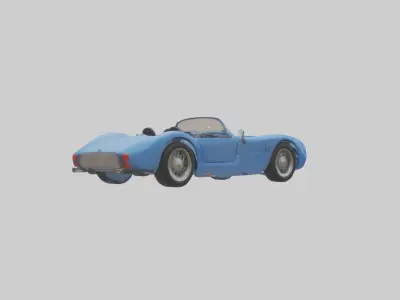 Kit Car Model 1 Low-poly 3D model