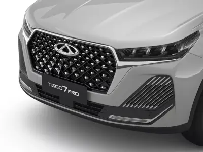 2025 Chery Tiggo 7 Pro with Interior 3D model