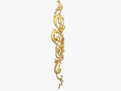 Classic decor ornament 201 3D model