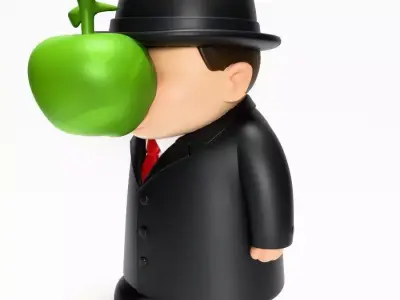  The Son of Man ReneMagritte 3D print model