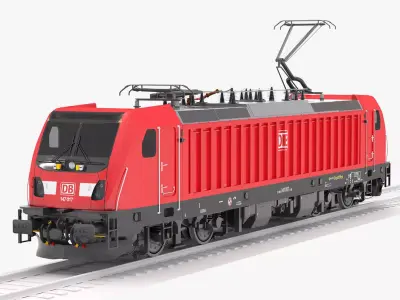 Bombardier TRAXX AC3 DB Locomotive 3D model
