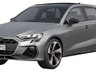 Audi S3 Sportback 2025 3D model
