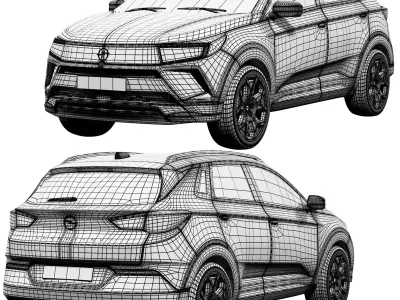 opel grandland 3D model