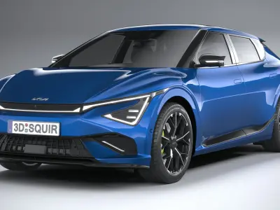 Kia EV6 GT 2025 3D model