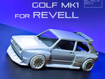 GOLF 1 BODYKIT For REVELL 1-24 3D print model
