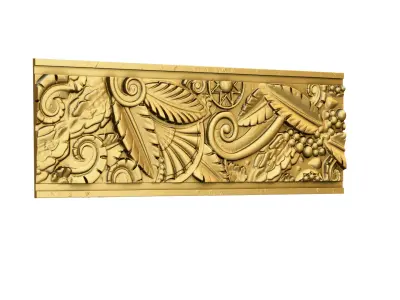 classic decor ornament 08 3D model