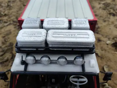 Crawler G900 Single Cab - 1-10 RC body 3D print model