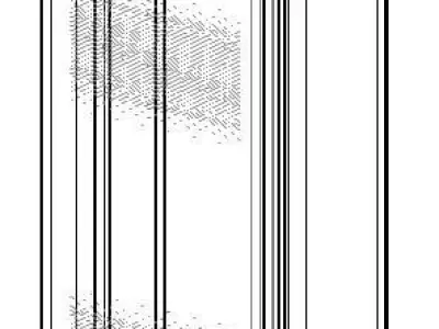 TELECOMUNICACIONES cabinet with door 3D model