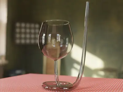 Cool glass  Free 3D model