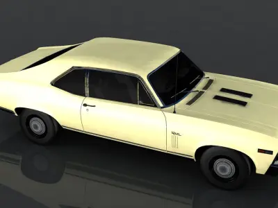 Chevrolet Nova SS 396 Low-poly 3D model