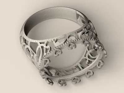 Ring R 75 3D print model