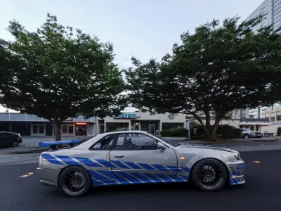 NISSAN R 34 - 2FAST 2 FURIOUS CONCEPT 3D MODEL 3D model