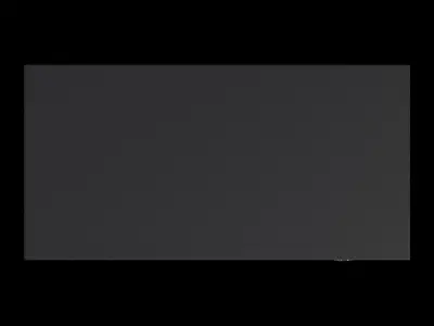 Electric Height Adjustable Standing Black Desk 3D model