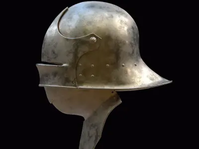 Sallet Helmet v2 3D print model