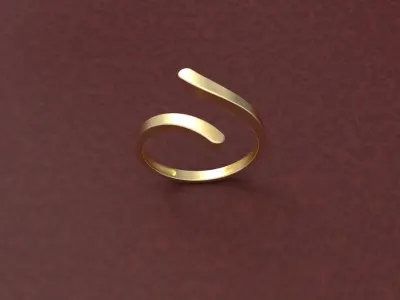 Minimalist Ring DM-16 Free 3D print model