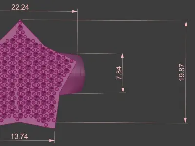 Star Ring Round Diamonds Size 11 Luxury Jewelry Gold Platinum 3D print model