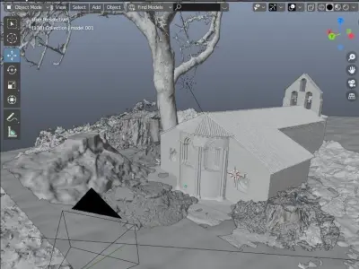 old house blender Free 3D model