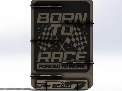 Shelves for 1 64 scale car models 3D print model