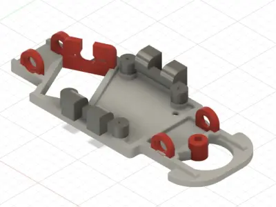 Slotcar Chassis Universal  RevoSlot 132 3D Print Model 3D print model
