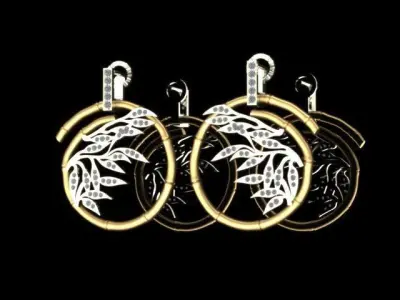 Earrings carrera Free 3D print model