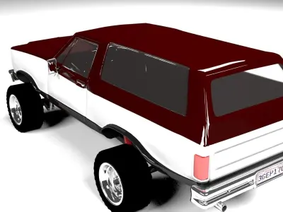 Dodge Ramcharger 1980 truck 3D model