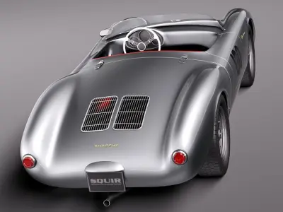 Porsche Spyder 550 1955- 3D model