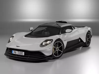 Aston Martin Valhalla 2022 3D Model 3D model