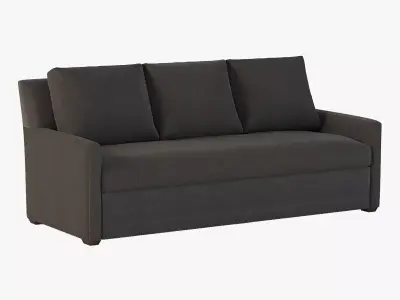 Crate And Barrel Reston Three Seater Sectional Sofa 3D model