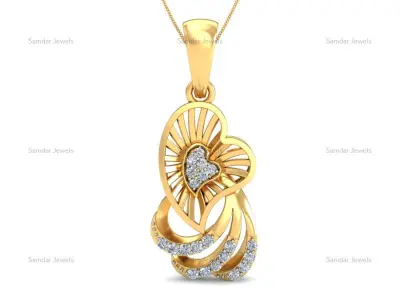 Earring Pendants And Rings Set Printable Model ZA3340 3D model 3D print model