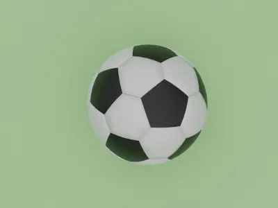 Soccer Ball 3D model 17
