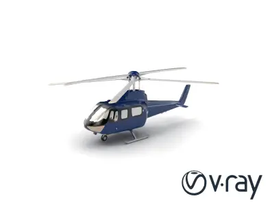 UrbanGuard Patrol Copter model pack Low-poly 3D model