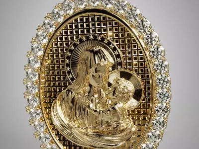 Virgen de fatima 3D print model