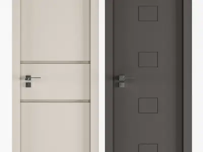 door pvc 01 3D model