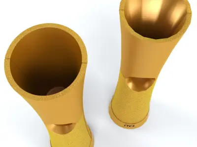 Beach Volleyball World Championship Cup low poly Low-poly 3D model