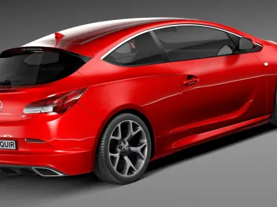 Opel Astra OPC 2013 3D model