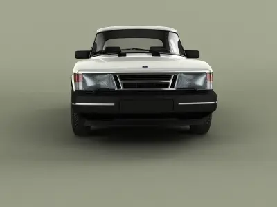 SAAB 900 4-door 3D model