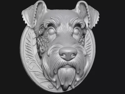 Schnauzer 3D print model