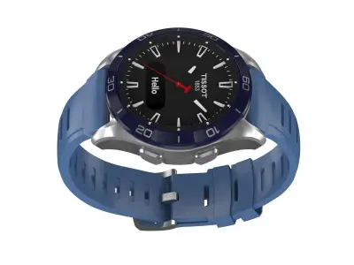 Tissot T-Touch Connect Sport Silver 3D model