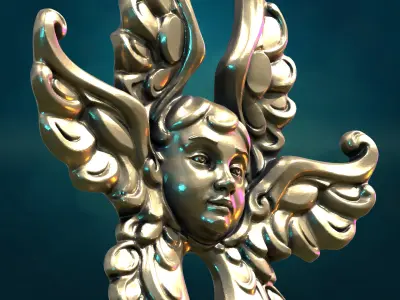 Angel Cherub Decoration 3D print model