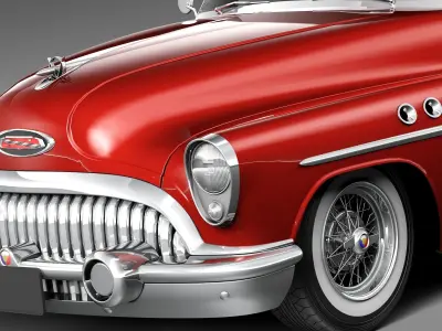 Buick Super Riviera Coupe 1953 3D model