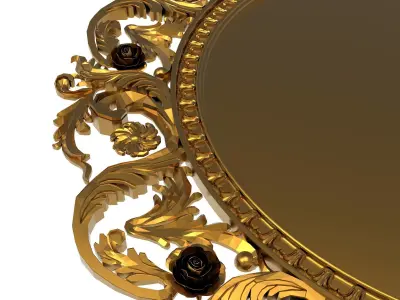 carved frame 3D model 61