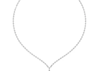 Diamond Necklace 360 animation renders 3dm stl details 3D print model