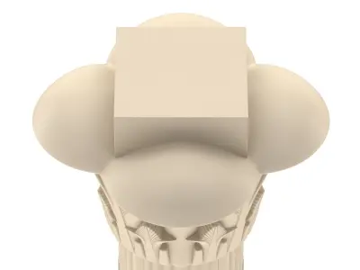 Classic Column 01 3D model