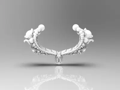 Fractal Kleinian - 2Fold symmetry 3 3D model