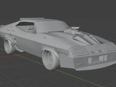 mad max Free low-poly 3D model