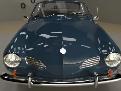 Volkswagen Karmann Ghia 3D model
