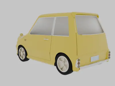 compact car 001 3D model
